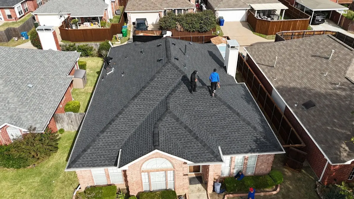 Commercial Roofing work in progress on a Toledo property